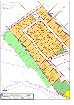 divers terrains à la vente -   11200  FERRALS DES CORBIERES, surface 0 m2 vente divers terrains - UBI445585436